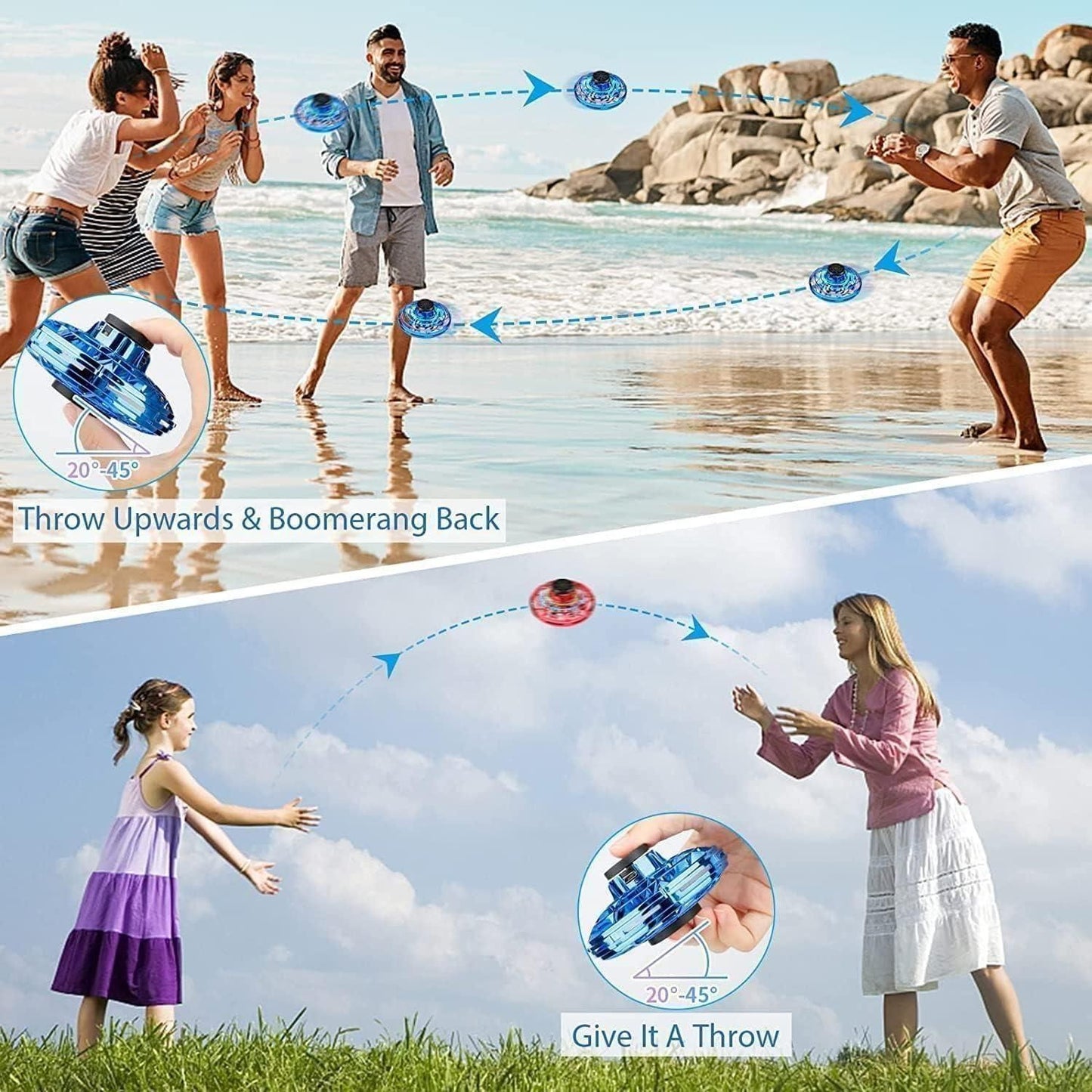 Magic Hover Spinner – Defy Gravity & Have Fun! 🎇🌀 - Pack of 1